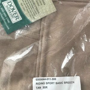 Dover Saddlery Equestrian Horse Riding Pants Breeches Beige Tan Women’s 30R